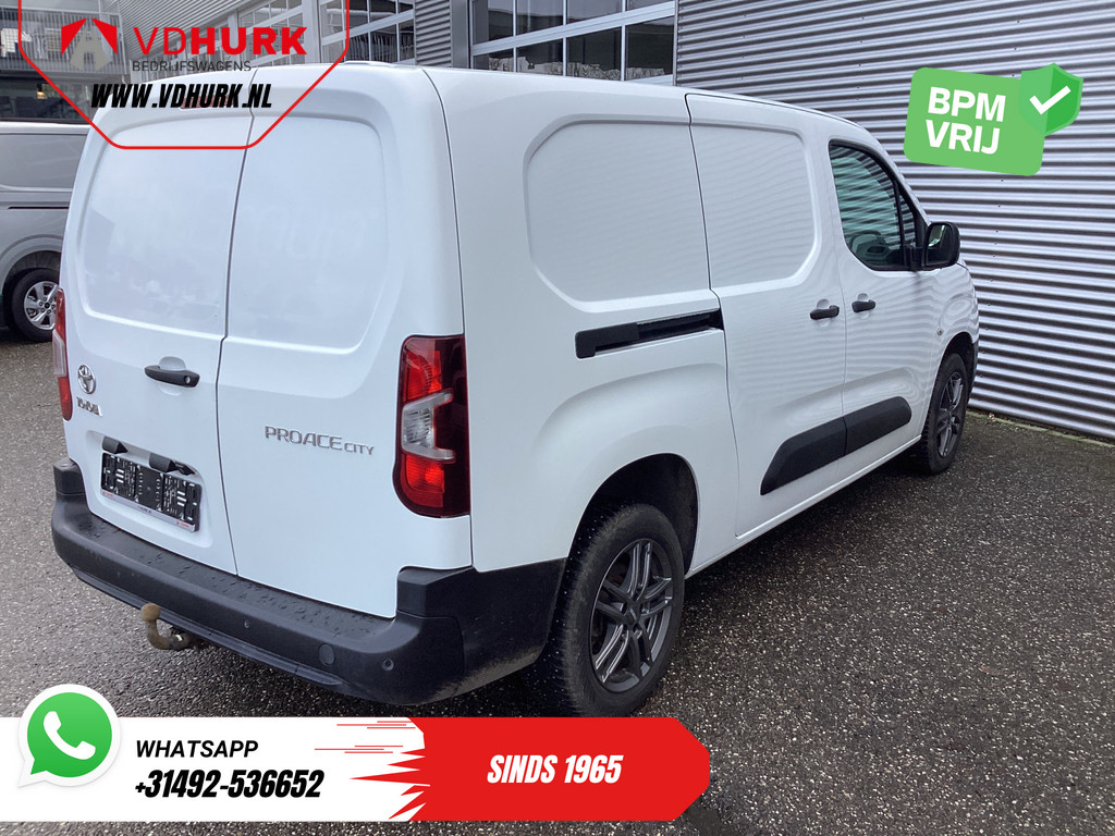 Toyota PROACE CITY Bestelbus 1.5 D-4D 130 PK Aut. Carplay/ Airco/ Camera/ Standkachel/ 3 Persoons/ LMV/ Trekhaak/ Cruise 8