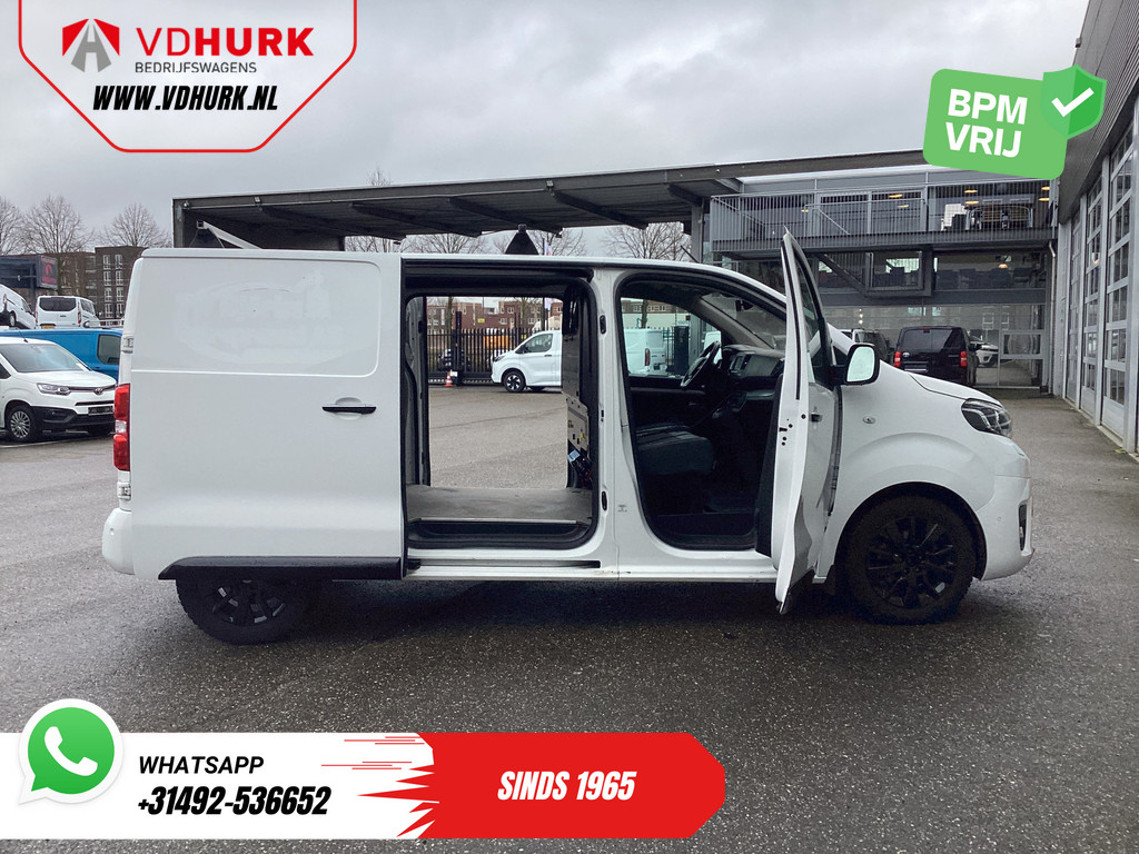 Toyota ProAce Worker Bestelbus 2.0 D-4D Aut. L2 Adapt.Cruise/ Head-Up/ Standkachel/ Carplay/ 2x Schuifdeur/ Stoelverw./ Keyless/ Climate/ Navi/ Camera/ PDC/ 17 5