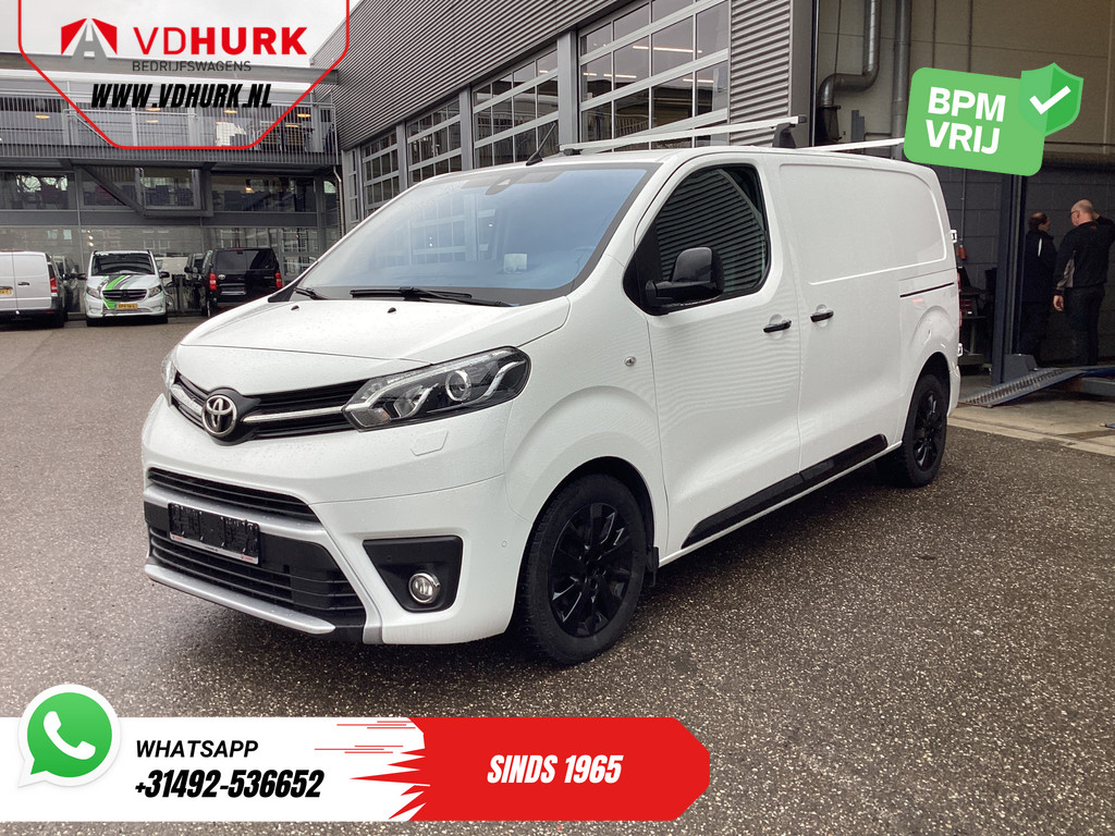Toyota ProAce Worker Bestelbus 2.0 D-4D Aut. L2 Adapt.Cruise/ Head-Up/ Standkachel/ Carplay/ 2x Schuifdeur/ Stoelverw./ Keyless/ Climate/ Navi/ Camera/ PDC/ 17 8