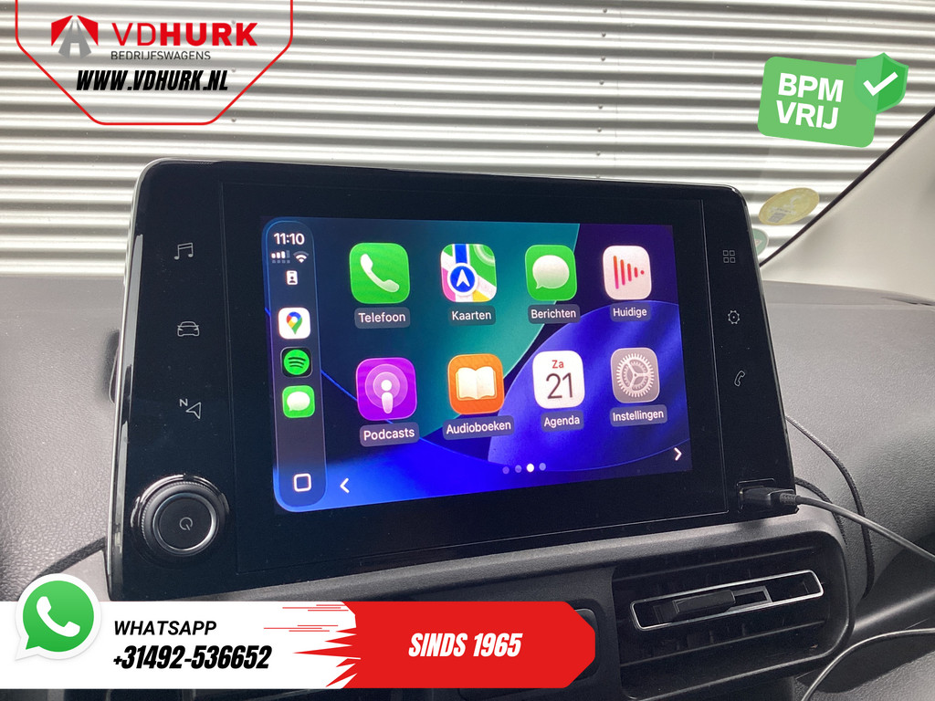 Fiat Doblò Bestelbus 1.5D 130pk L2 Riem.V.V/ CarPlay/ Navi/ Camera/ PDC/ LMV/ Cruise/ Airco 12