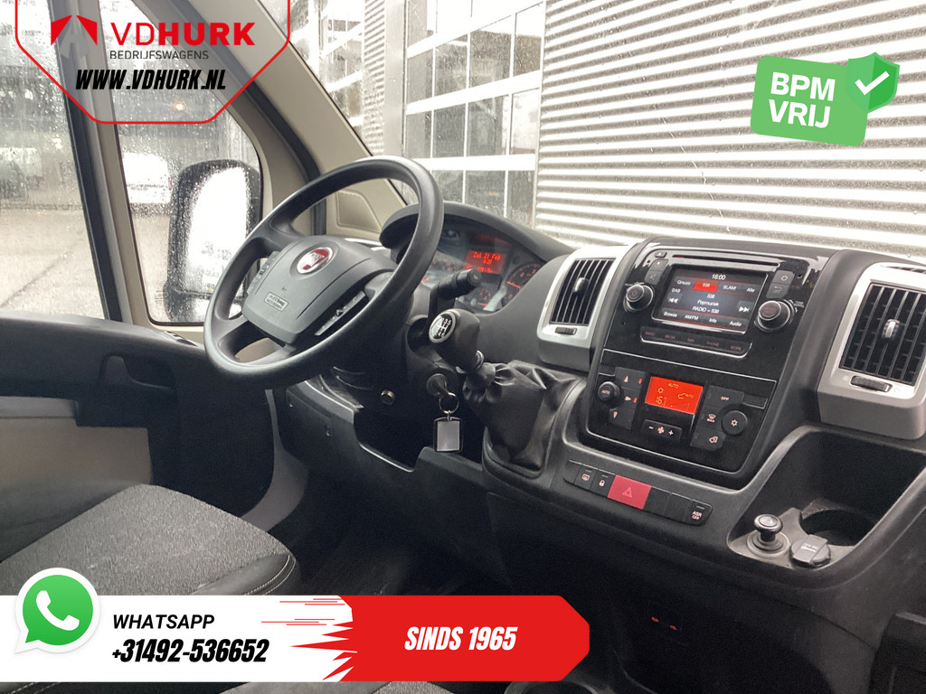 Fiat Ducato Bestelbus 2.3 MJ 130 pk L2H2 Imperiaal + Ladder/ Climate/ Navi/ DAB/ PDC/ Cruise/ Trekhaak 2