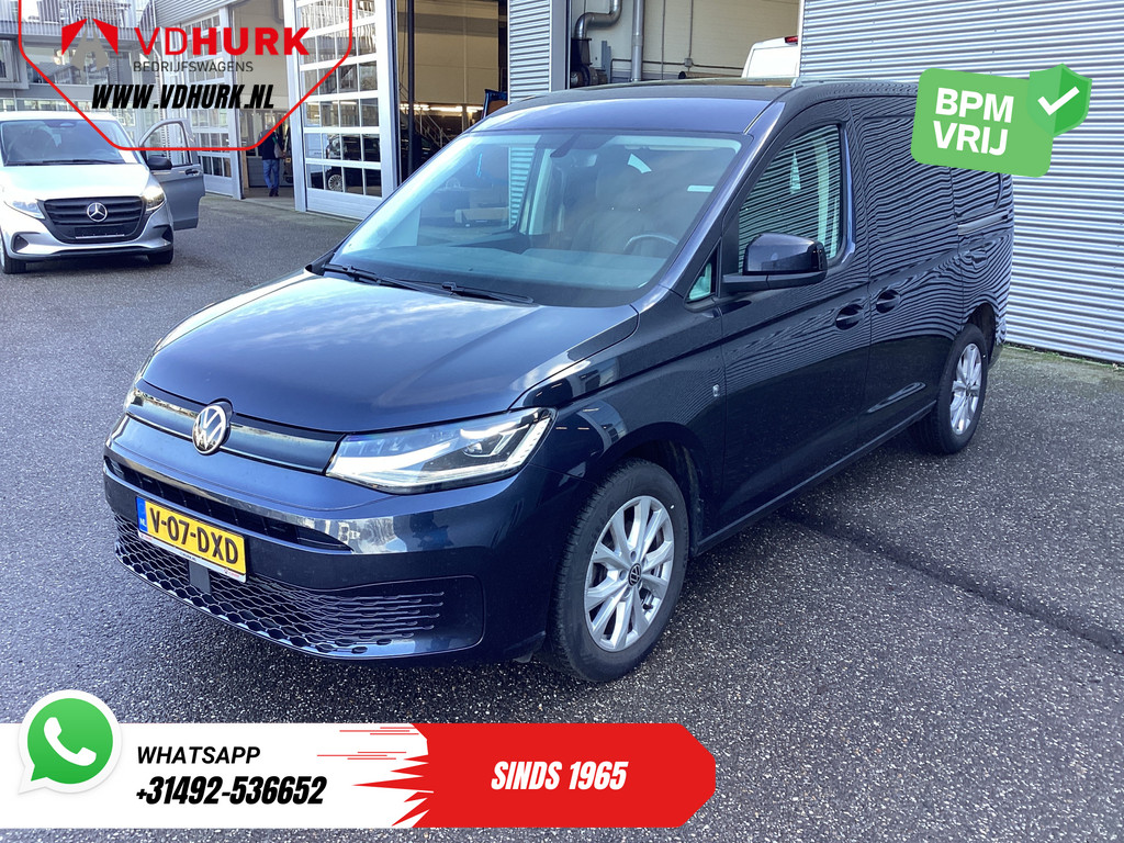 Volkswagen Caddy Cargo Maxi Bestelbus 2.0 TDI 125 pk DSG Aut. LED/ Carplay/ Cruise/ Camera/ PDC/ Airco/ LMV 7