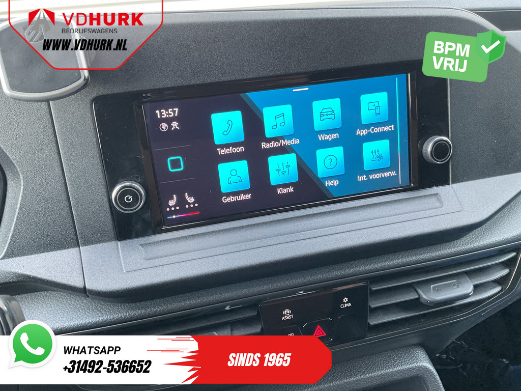 Volkswagen Caddy Cargo Bestelbus 2.0 TDI 125 pk DSG Aut. LED/ Standkachel/ Leder/ Adapt.Cruise/ Virtual Cockpit/ Stoelverw./ Camera/ PDC/ 17”LMV 13