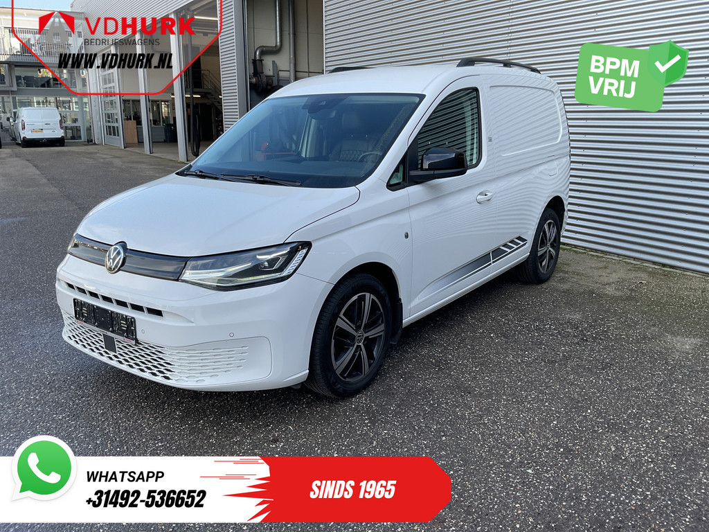 Volkswagen Caddy Cargo Bestelbus 2.0 TDI 125 pk DSG Aut. LED/ Standkachel/ Leder/ Adapt.Cruise/ Virtual Cockpit/ Stoelverw./ Camera/ PDC/ 17”LMV 8