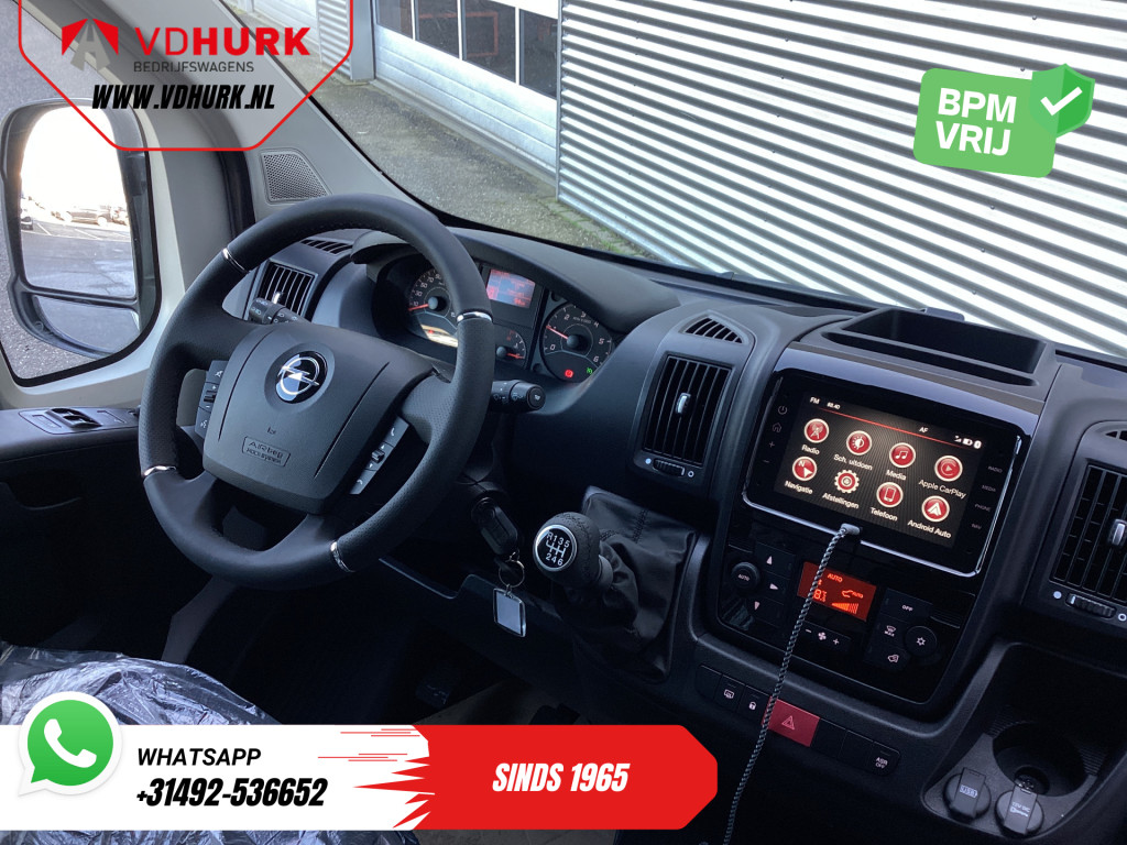 Opel Movano Bestelbus 2.2 140 pk L2H2 Betimmering/ Carplay/ 270Gr.Deuren/ Climate/ Camera/ Cruise/ Navi/ PDC/ Cruise 2