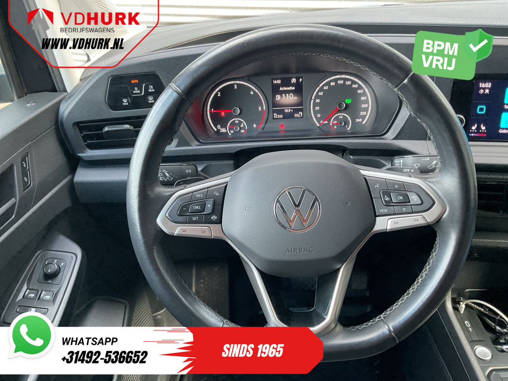 Volkswagen Caddy Cargo Maxi Bestelbus 2.0 TDI 125 pk DSG Aut. Standkachel/ Stoelverw./ Carplay/ Airco/ Dakdragers/ Cruise/ PDC/ Trekhaak 12