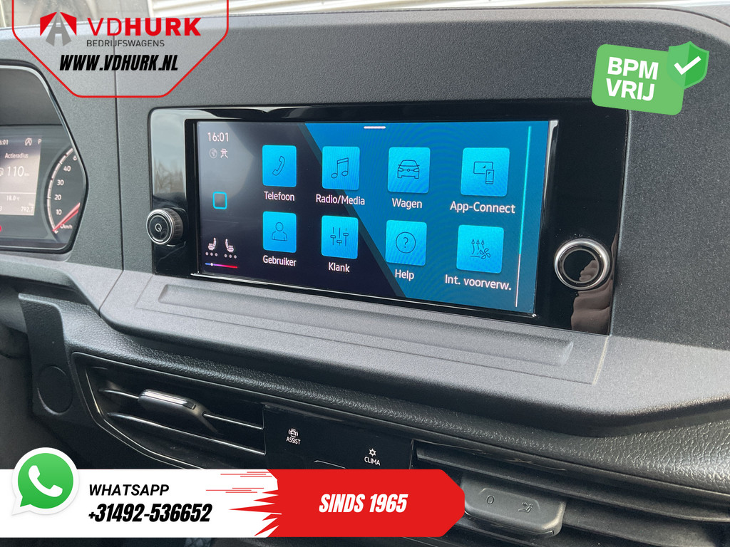 Volkswagen Caddy Cargo Maxi Bestelbus 2.0 TDI 125 pk DSG Aut. Standkachel/ Stoelverw./ Carplay/ Airco/ Dakdragers/ Cruise/ PDC/ Trekhaak 16