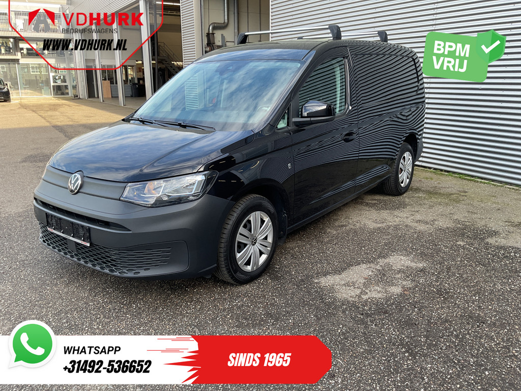 Volkswagen Caddy Cargo Maxi Bestelbus 2.0 TDI 125 pk DSG Aut. Standkachel/ Stoelverw./ Carplay/ Airco/ Dakdragers/ Cruise/ PDC/ Trekhaak 7