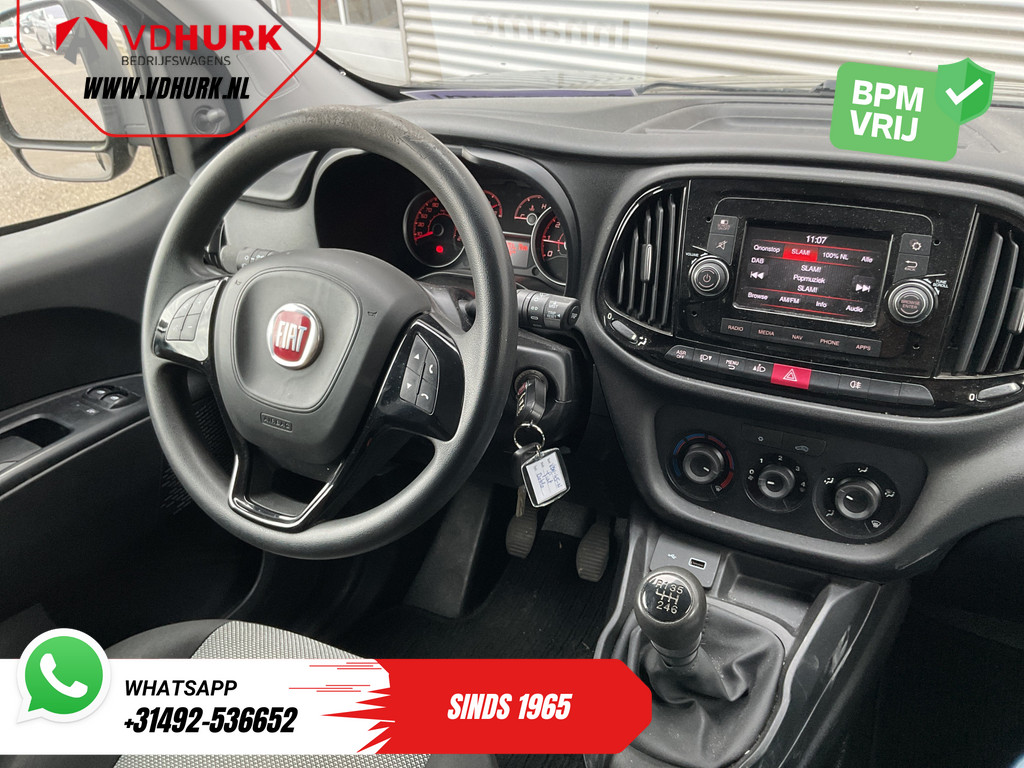 Fiat Doblò Bestelbus Cargo 1.6 MJ 105 pk NL Auto/ 3Pers./ Airco/ Navi/ Cruise/ DAB/ Trekhaak 2