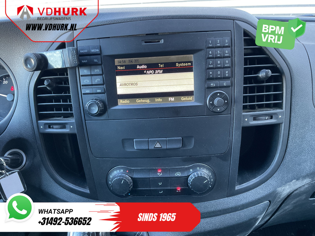 Mercedes-Benz Vito Bestelbus 111 CDI L3 EXPORT ENGINE BROKE NL Auto/ Airco/ Navi/ Cruise/ Trekhaak 12