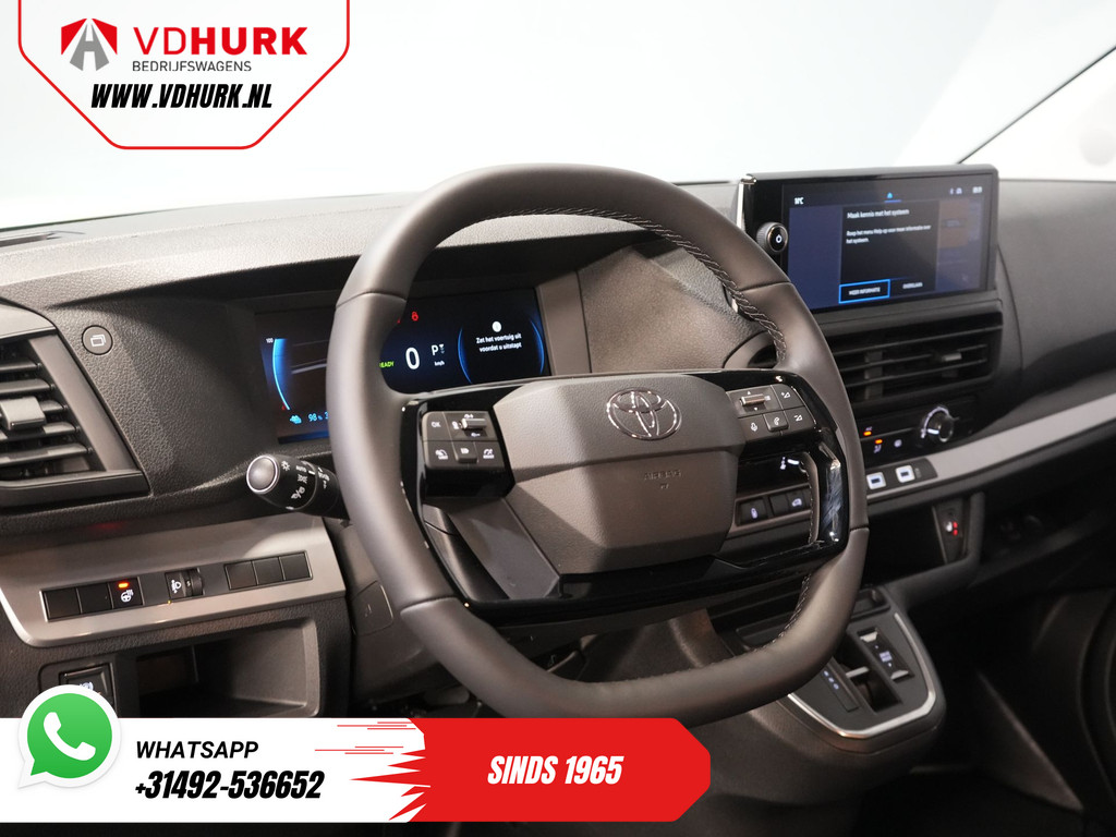 Toyota PROACE Electric Worker Bestelbus 75 kWh L3 345 km WLTP LED/ Snellader/ Keyless/ Adapt.Cruise/ Stuurverw./ Stoelverw./ Navi/ Carplay/ Camera/ PDC/ Airco 13