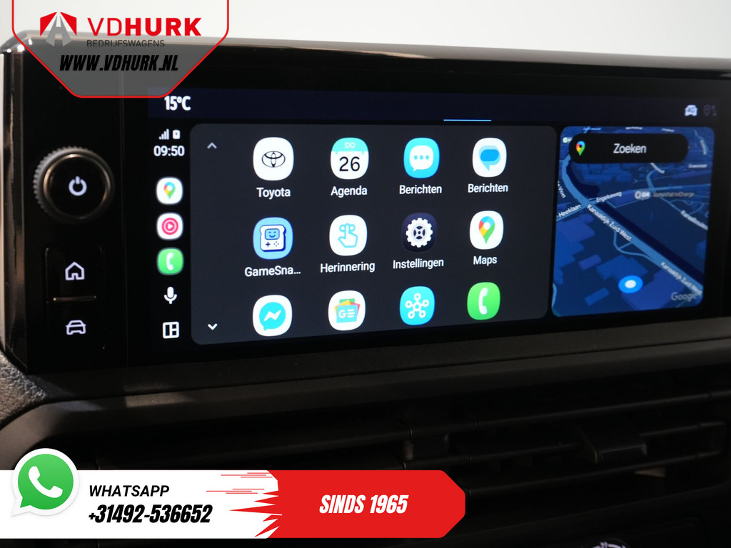 Toyota PROACE Electric Worker Bestelbus 75 kWh L3 345 km WLTP LED/ Snellader/ Keyless/ Adapt.Cruise/ Stuurverw./ Stoelverw./ Navi/ Carplay/ Camera/ PDC/ Airco 27