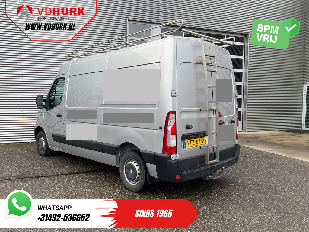Renault Master Bestelbus T35 2.3 dCi 145 pk L2H2 270Gr.Deuren/ 2.5t Trekverm./ Imperiaal + Trap/ Airco/ PDC/ Trekhaak 1