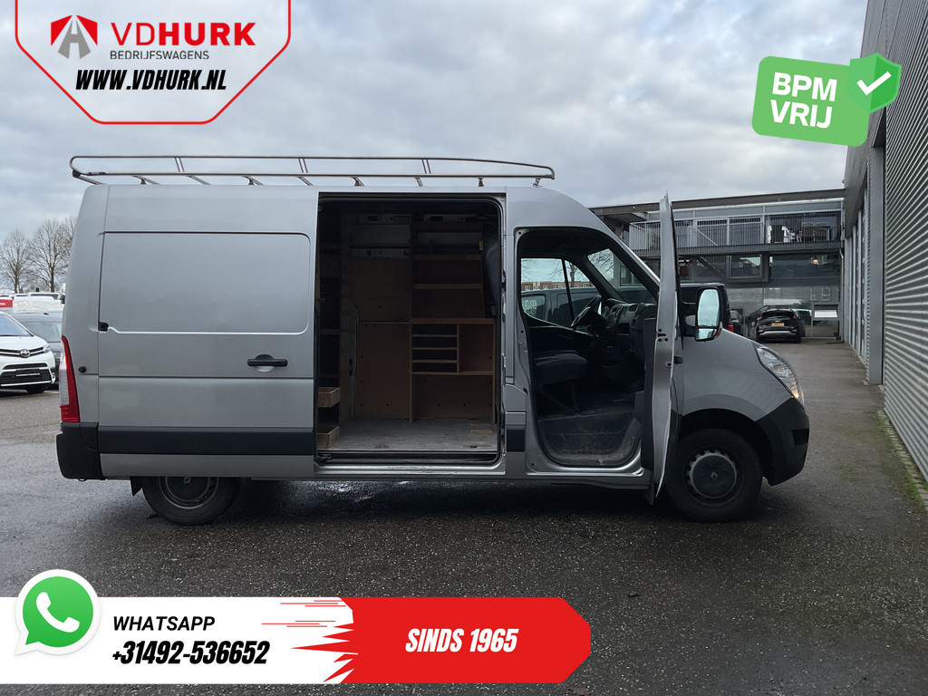 Renault Master Bestelbus T35 2.3 dCi 145 pk L2H2 270Gr.Deuren/ 2.5t Trekverm./ Imperiaal + Trap/ Airco/ PDC/ Trekhaak 11