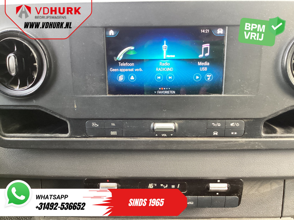 Mercedes-Benz Sprinter Bestelbus 314 2.2 CDI Aut. L2H2 EXPORT Carplay/ Airco/ Camera/ Cruise/ DAB/ Trekhaak 11