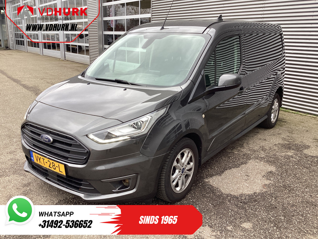 Ford Transit Connect Bestelbus 1.5 120 pk Aut. L2 Limited EXPORT Carplay/ Climate/ Cruise/ Camera/ PDC/ LMV/ Navi / Stoelverw / 7