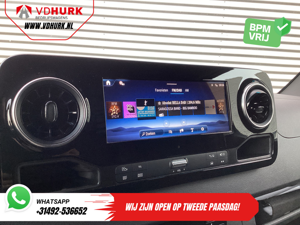 Mercedes-Benz Sprinter Bestelbus 317 CDI Aut. L2H2 BPM VRIJ! 3.5t Trekverm./ Gev.Stoel/ 270 Gr.Deuren/ Stoelverw./ Navi/ Camera/ Cruise/ Airco/ DAB 15