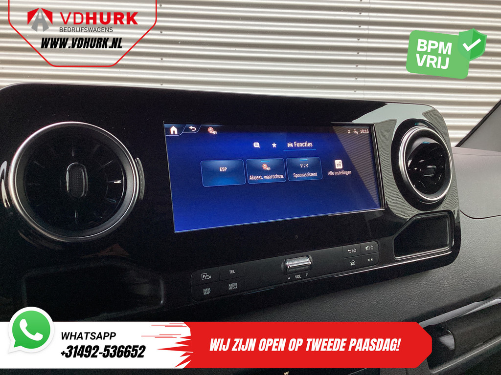 Mercedes-Benz Sprinter Bestelbus 317 CDI Aut. L2H2 BPM VRIJ! 3.5t Trekverm./ Gev.Stoel/ 270 Gr.Deuren/ Stoelverw./ Navi/ Camera/ Cruise/ Airco/ DAB 16