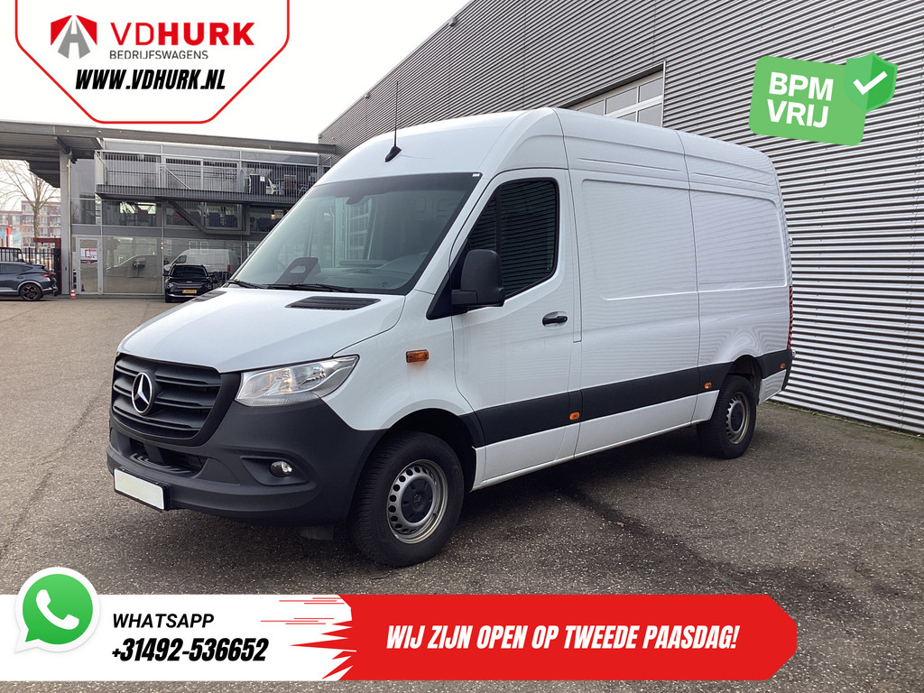Mercedes-Benz Sprinter Bestelbus 317 CDI Aut. L2H2 BPM VRIJ! 3.5t Trekverm./ Gev.Stoel/ 270 Gr.Deuren/ Stoelverw./ Navi/ Camera/ Cruise/ Airco/ DAB 8