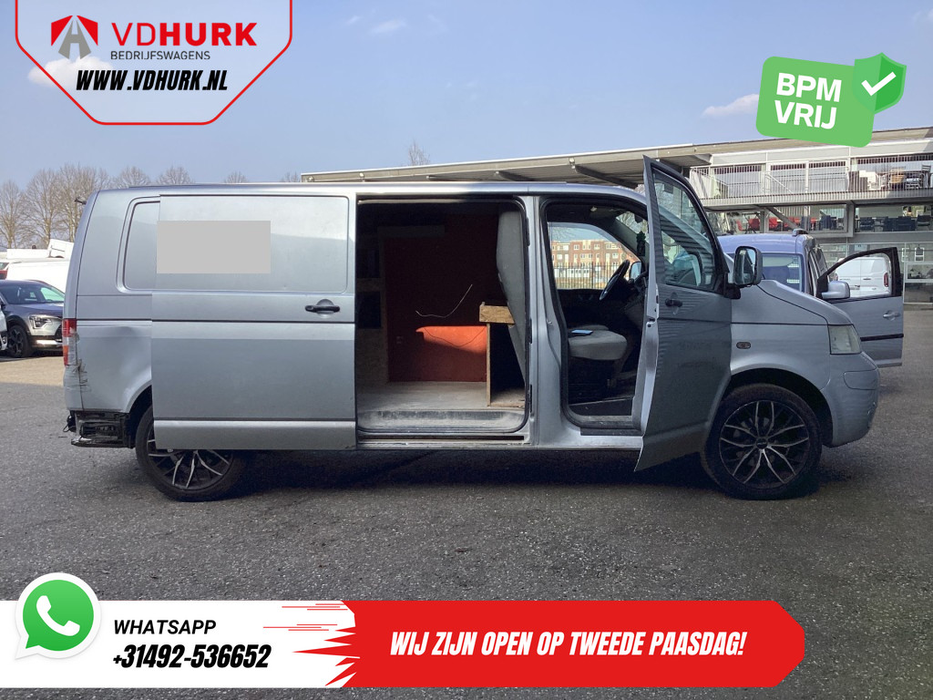 Volkswagen Transporter Bestelbus 2.5 TDI 131 pk DSG Aut. L2 EXPORT 2.5t Trekverm./ Airco/ Cruise/ 19”LMV/ PDC/ Trekhaak 17