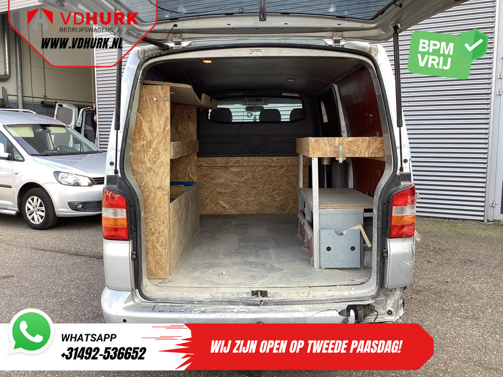 Volkswagen Transporter Bestelbus 2.5 TDI 131 pk DSG Aut. L2 EXPORT 2.5t Trekverm./ Airco/ Cruise/ 19”LMV/ PDC/ Trekhaak 4