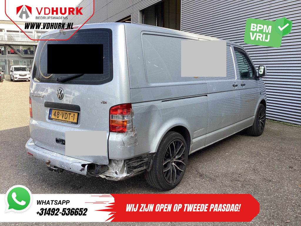 Volkswagen Transporter Bestelbus 2.5 TDI 131 pk DSG Aut. L2 EXPORT 2.5t Trekverm./ Airco/ Cruise/ 19”LMV/ PDC/ Trekhaak 9