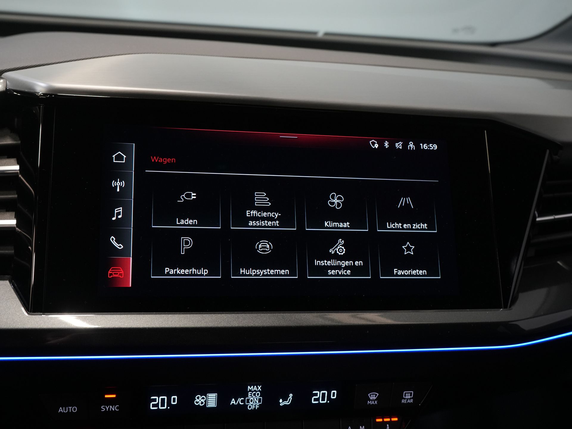 Audi Q4 e-tron SUV 40 77kWh 523 km WLTP S-Line/ Pano/ Keyless/ Virtual Cockpit/ Leder/ Stoelverw./ Elek.Klep/ 20