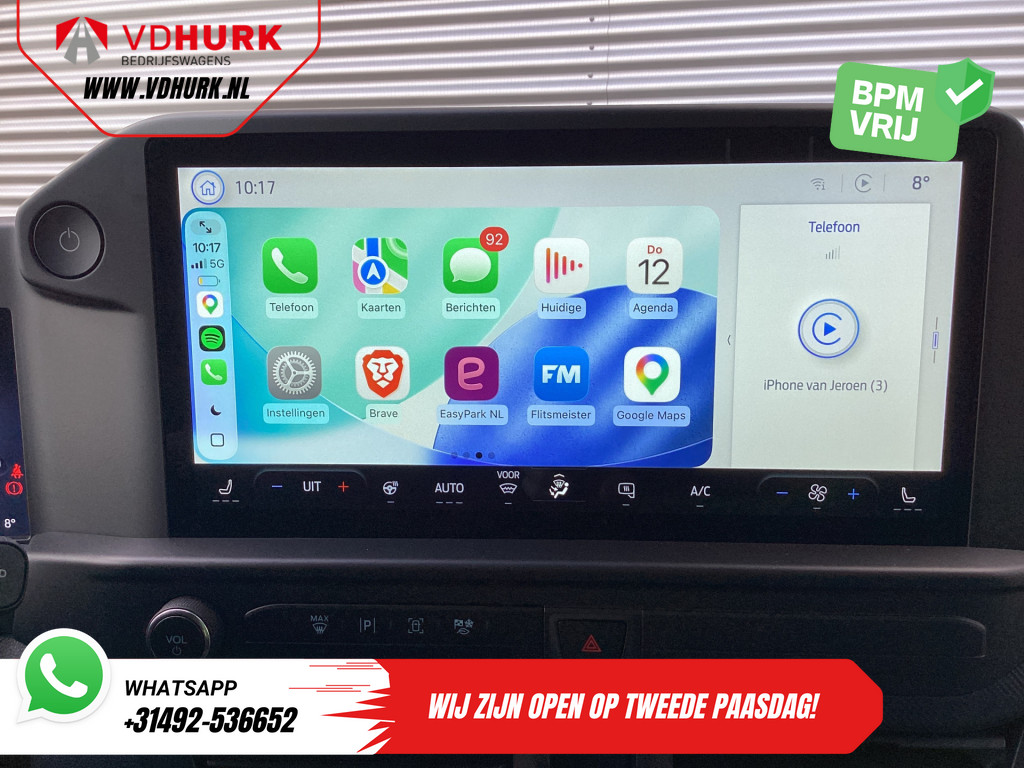 Ford E-Transit Custom Bestelbus Trend 65 kWh 330 km WLTP Garantie t/m 2029/ LED/ Standkachel/ Snellader/ 2.3t Trekverm./ Stuurverw./ Stoelverw./ Carplay/ Camera 12