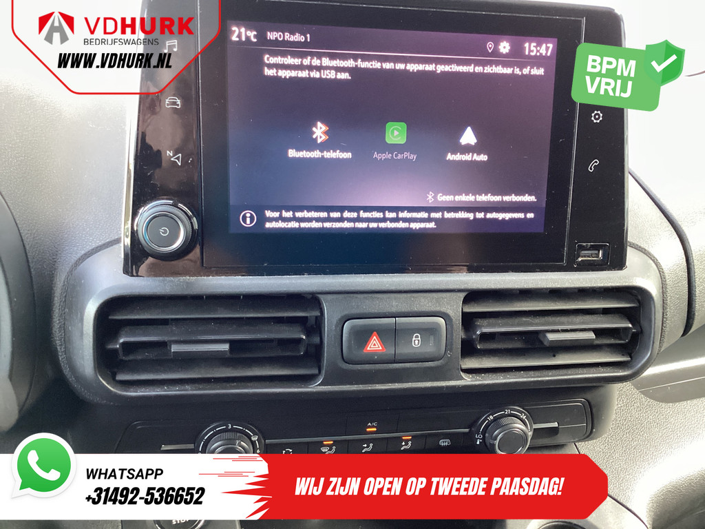 Opel Combo Bestelbus 1.5D 130 pk Aut. NL Auto/ Stuurverw./ Carplay/ Camera/ Cruise/ Airco 8