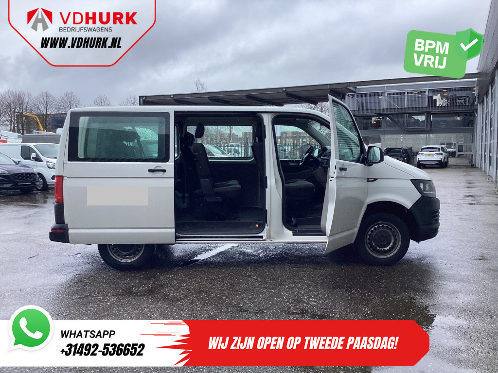 Volkswagen Transporter Personenvervoer 2.0 TDI EURO6 EXPORT €15.057,- Incl. BTW/ BPM VRIJ! Combi/ Kombi/ 9 Pers./ 9 Persoons/ Airco 5