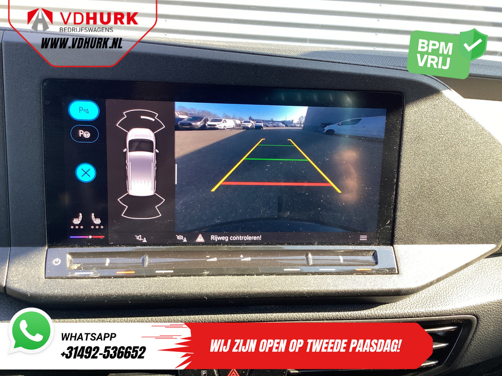 Volkswagen Caddy Cargo Bestelbus 2.0 TDI 125 pk DSG Aut. LED/ Adapt.Cruise/ Virtual Cockpit/ Standkachel/ Stoelverw./ CarPlay/ Navi/ Camera/ PDC/ 16