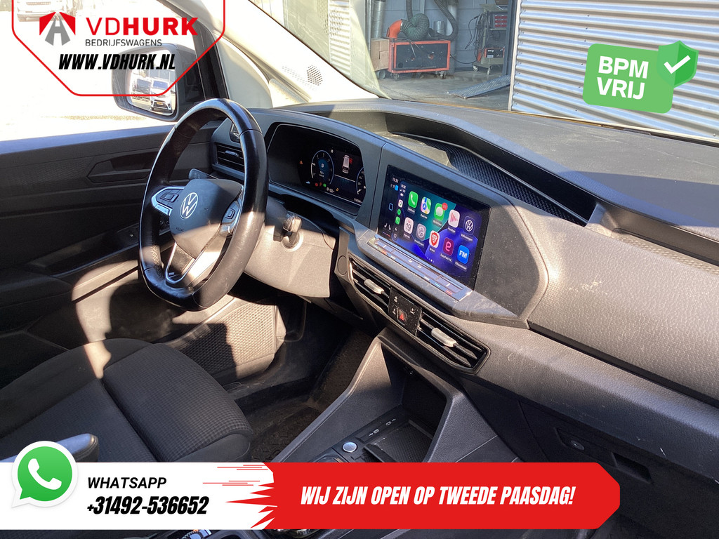 Volkswagen Caddy Cargo Bestelbus 2.0 TDI 125 pk DSG Aut. LED/ Adapt.Cruise/ Virtual Cockpit/ Standkachel/ Stoelverw./ CarPlay/ Navi/ Camera/ PDC/ 16