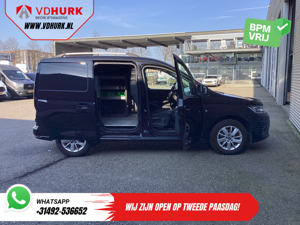 Volkswagen Caddy Cargo Bestelbus 2.0 TDI 125 pk DSG Aut. LED/ Adapt.Cruise/ Virtual Cockpit/ Standkachel/ Stoelverw./ CarPlay/ Navi/ Camera/ PDC/ 16