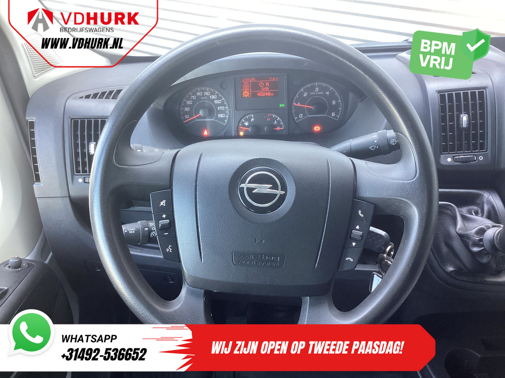 Opel Movano Open laadbak 2.2 140 pk DC Dubbel Cabine Open Laadbak/ 7 Pers./ 2.5t Trekverm./ Cruise/ Airco/ 288x215x35/ Pick up 12