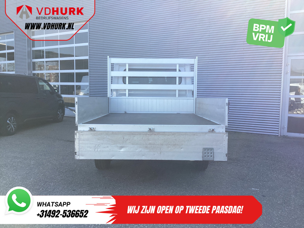 Opel Movano Open laadbak 2.2 140 pk DC Dubbel Cabine Open Laadbak/ 7 Pers./ 2.5t Trekverm./ Cruise/ Airco/ 288x215x35/ Pick up 4