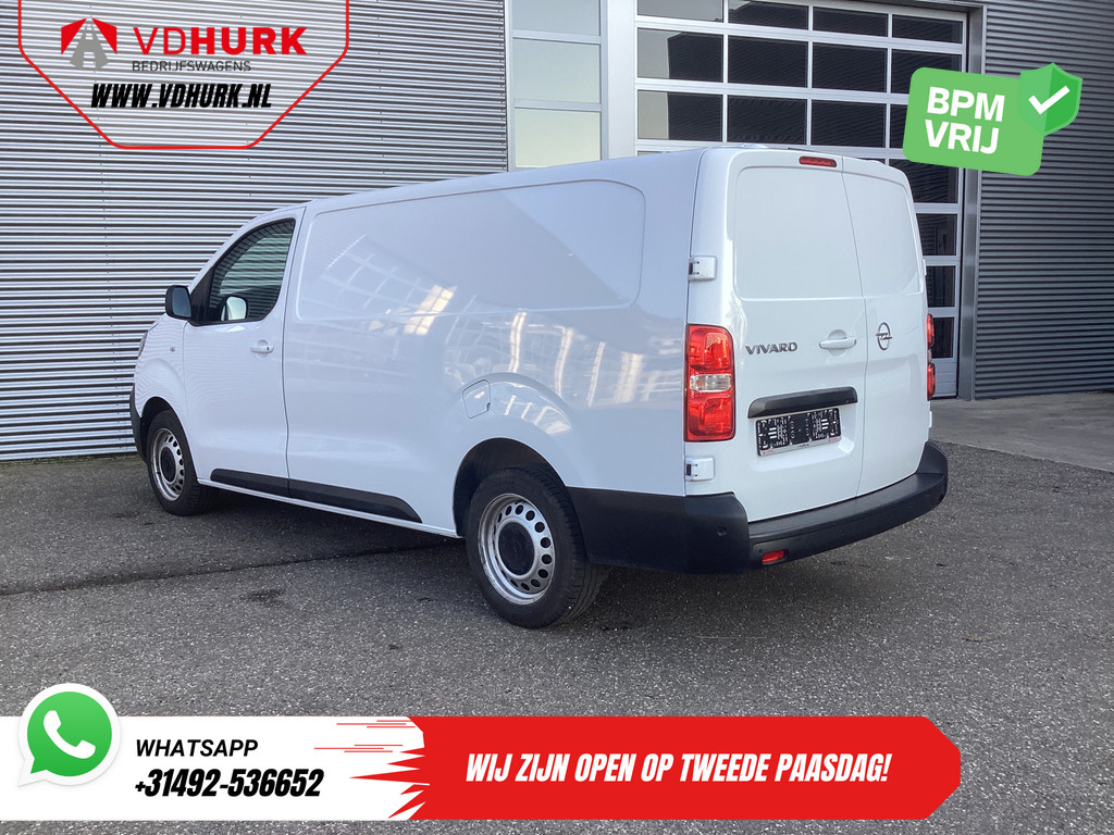 Opel Vivaro Bestelbus 2.0 CDTI 145 pk L3 Garantie 4-27'/ Adapt.Cruise/ 2.5t Trekverm./ Carplay/ Keyless/ Climate/ Camera/ PDC 1