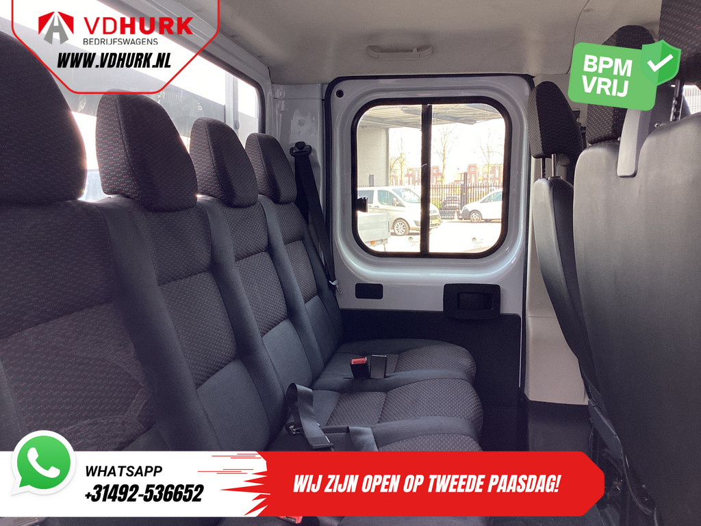 Opel Movano Open laadbak 2.2 140 pk DC Dubbel Cabine Open Laadbak/ 7 Pers./ 2.5t Trekverm./ Cruise/ Airco/ 288x215x35/ Pick up 11