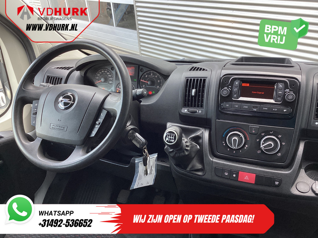 Opel Movano Open laadbak 2.2 140 pk DC Dubbel Cabine Open Laadbak/ 7 Pers./ 2.5t Trekverm./ Cruise/ Airco/ 288x215x35/ Pick up 12