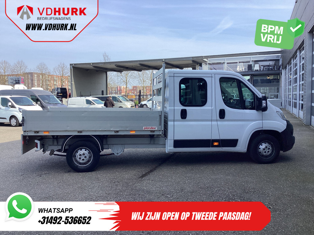 Opel Movano Open laadbak 2.2 140 pk DC Dubbel Cabine Open Laadbak/ 7 Pers./ 2.5t Trekverm./ Cruise/ Airco/ 288x215x35/ Pick up 5