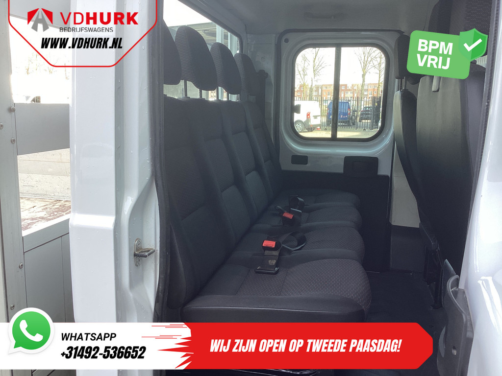 Opel Movano Open laadbak 2.2 140 pk DC Dubbel Cabine Open Laadbak/ 7 Pers./ 2.5t Trekverm./ Cruise/ Airco/ 288x215x35/ Pick up 11