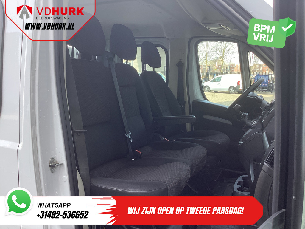 Opel Movano Open laadbak 2.2 140 pk DC Dubbel Cabine Open Laadbak/ 7 Pers./ 2.5t Trekverm./ Cruise/ Airco/ 288x215x35/ Pick up 12