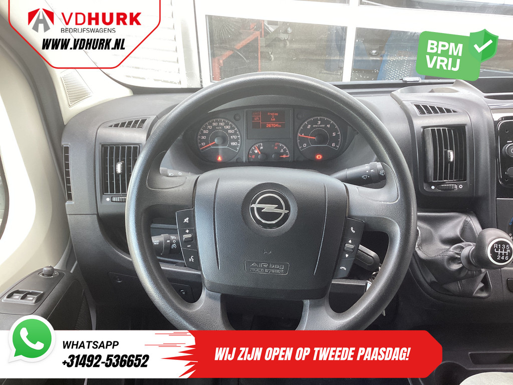 Opel Movano Open laadbak 2.2 140 pk DC Dubbel Cabine Open Laadbak/ 7 Pers./ 2.5t Trekverm./ Cruise/ Airco/ 288x215x35/ Pick up 13