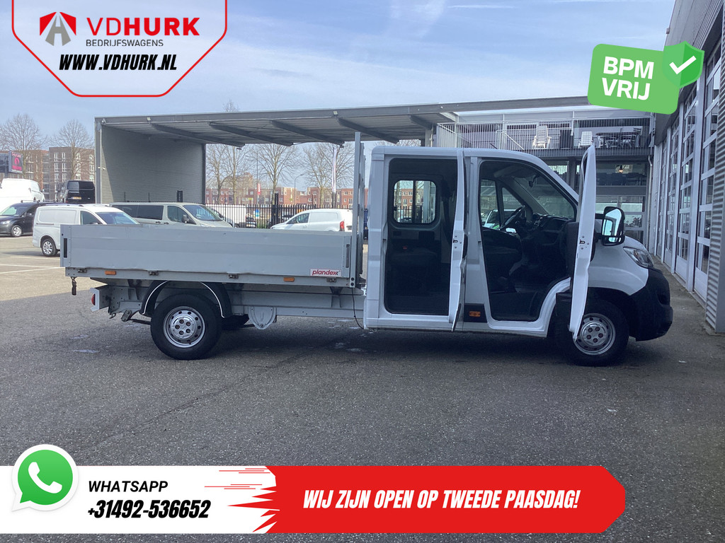 Opel Movano Open laadbak 2.2 140 pk DC Dubbel Cabine Open Laadbak/ 7 Pers./ 2.5t Trekverm./ Cruise/ Airco/ 288x215x35/ Pick up 6