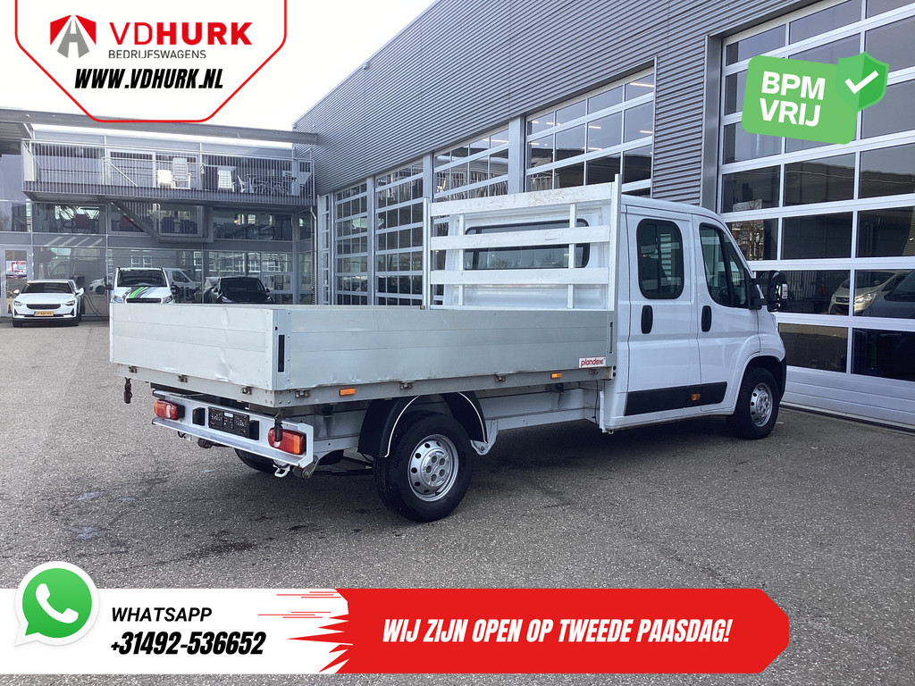 Opel Movano Open laadbak 2.2 140 pk DC Dubbel Cabine Open Laadbak/ 7 Pers./ 2.5t Trekverm./ Cruise/ Airco/ 288x215x35/ Pick up 9
