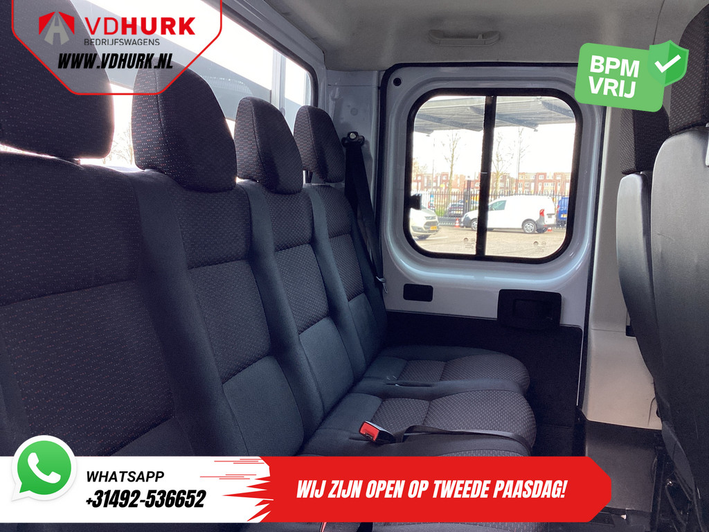 Opel Movano Open laadbak 2.2 140 pk DC Dubbel Cabine Open Laadbak/ 7 Pers./ 2.5t Trekverm./ Cruise/ Airco/ 288x215x35/ Pick up 10