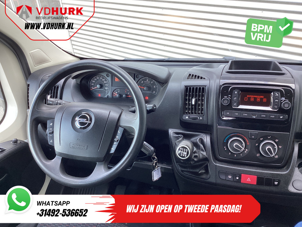 Opel Movano Open laadbak 2.2 140 pk DC Dubbel Cabine Open Laadbak/ 7 Pers./ 2.5t Trekverm./ Cruise/ Airco/ 288x215x35/ Pick up 12