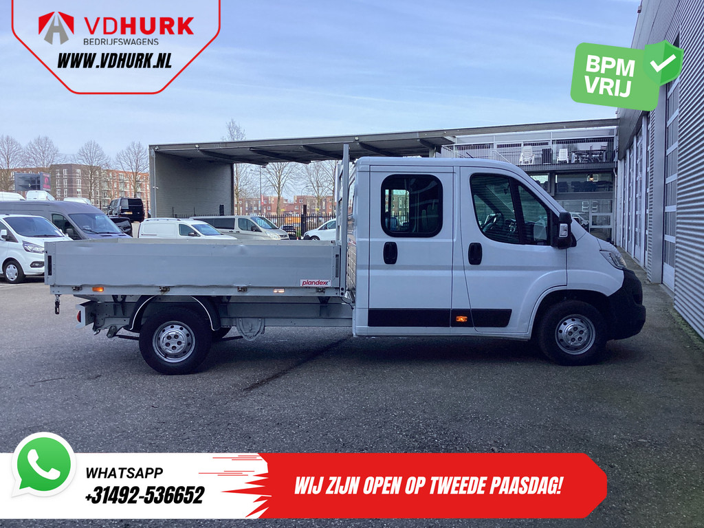 Opel Movano Open laadbak 2.2 140 pk DC Dubbel Cabine Open Laadbak/ 7 Pers./ 2.5t Trekverm./ Cruise/ Airco/ 288x215x35/ Pick up 5