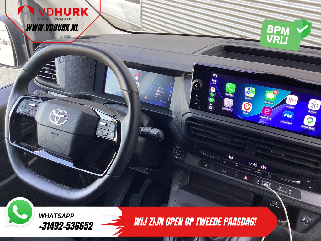 Toyota ProAce Worker Bestelbus 2.0 145 pk L3 Carplay/ 2.5t Trekverm./ Stoelverw./ Stuurverw./ Keyless/ Navi/ Climate/ Camera/ Cruise/ PDC 11