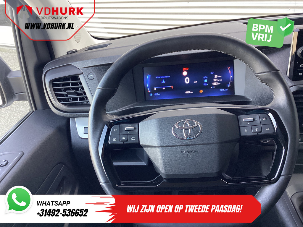 Toyota ProAce Worker Bestelbus 2.0 145 pk L3 Carplay/ 2.5t Trekverm./ Stoelverw./ Stuurverw./ Keyless/ Navi/ Climate/ Camera/ Cruise/ PDC 16