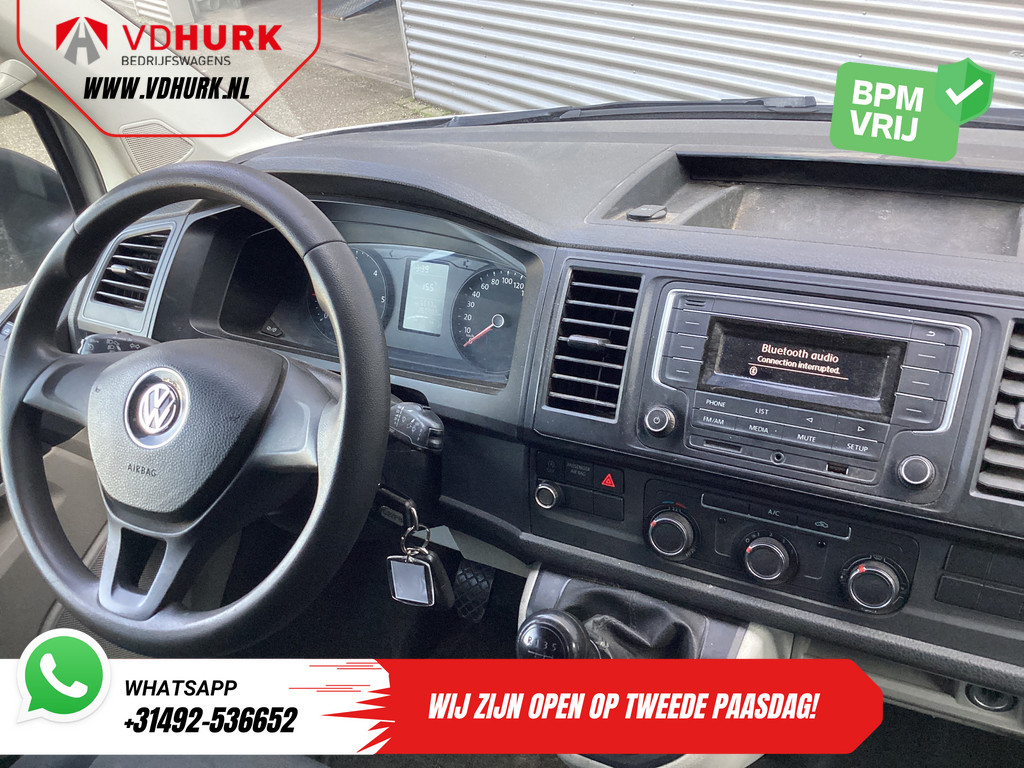 Volkswagen Transporter Bestelbus 2.0 TDI 150 pk L2 DC Dubbel Cabine EXPORT 2.5t Trekverm./ Airco/ Camera/ Cruise/ 16”LMV/ Trekhaak 13